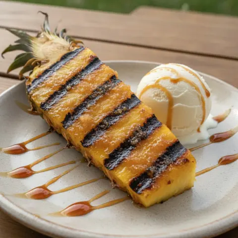 Gegrilde ananas